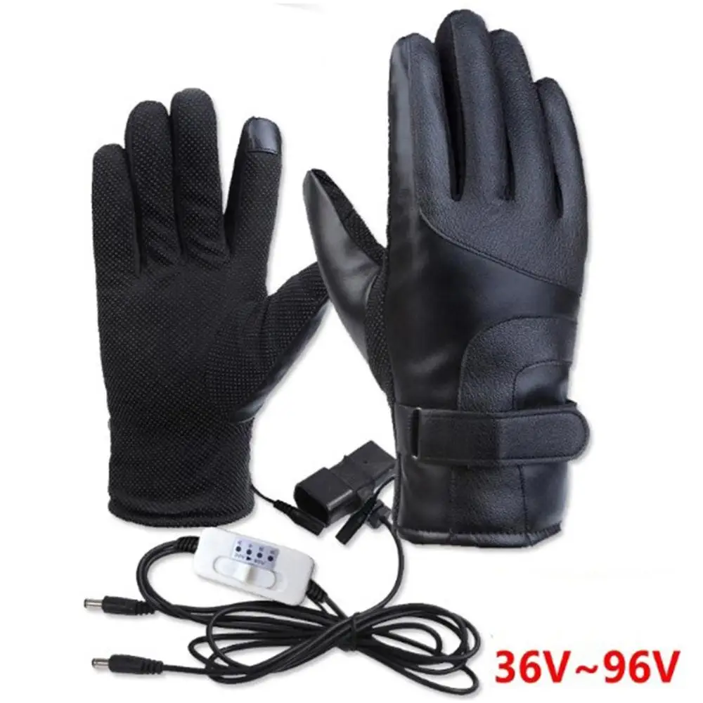 USB Heated Warmer Electric Thermal Gloves Rechargeable Heated Gloves Waterproof Cycling Motorcycle Bicycle Ski Hunting Gloves
