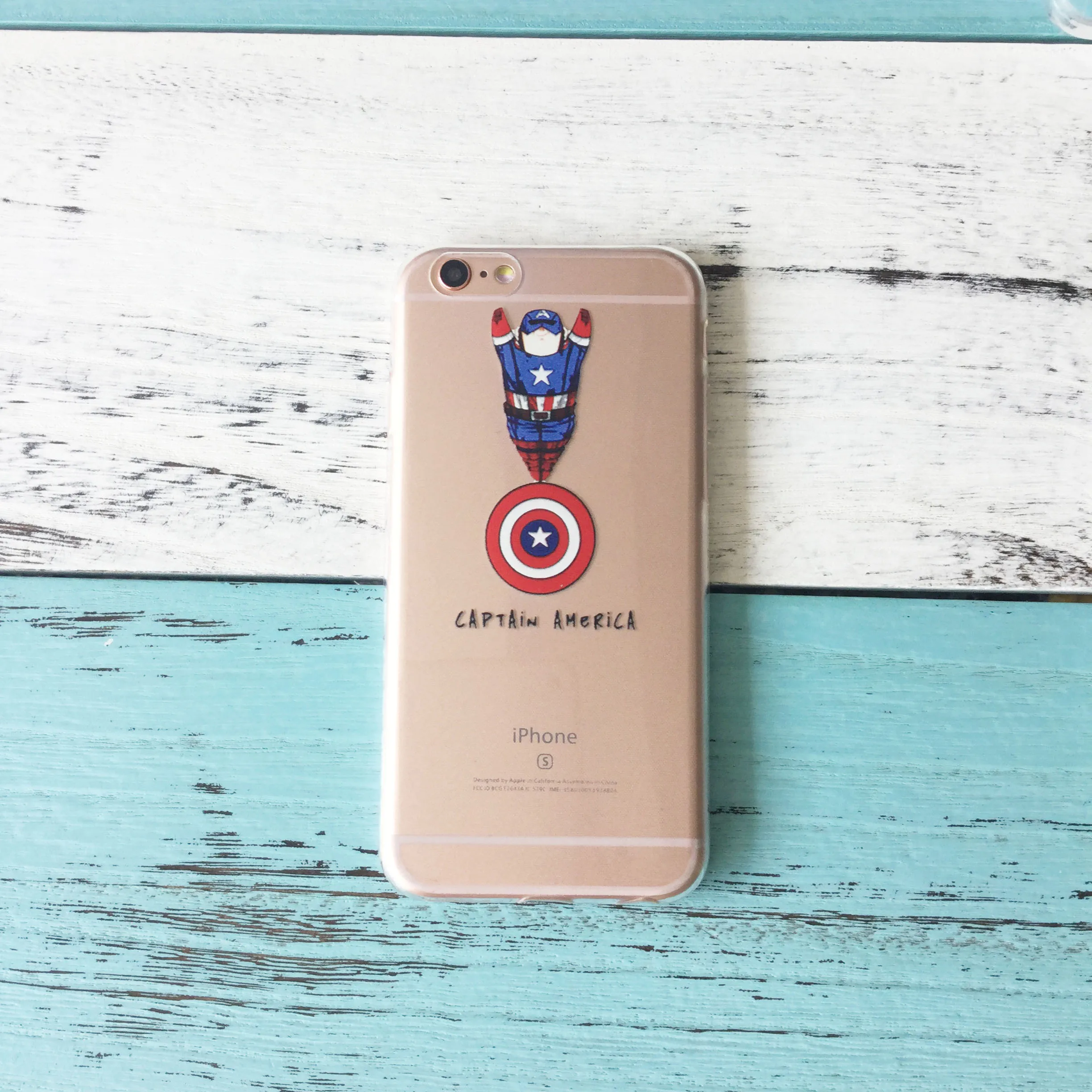 Чехол для телефона Apple IPhone 6S чехол мультфильм Сакура Супермен мягкая прозрачная
