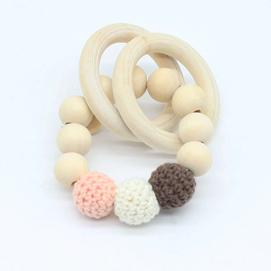 1 шт. деревянный браслет для прорезывания зубов|teether toys|teether baby toysbaby bracelet toy |