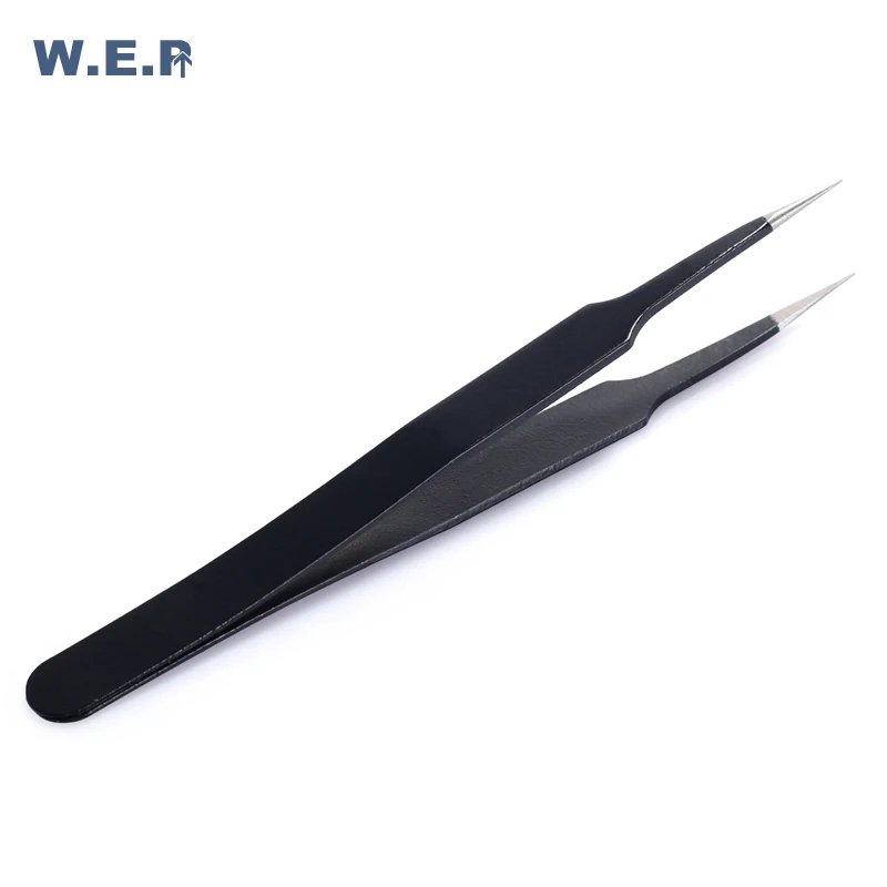ESD-14 Anti-Static Stainless Steel Tweezers Electronics Repair Tools - Цвет: ESD-14