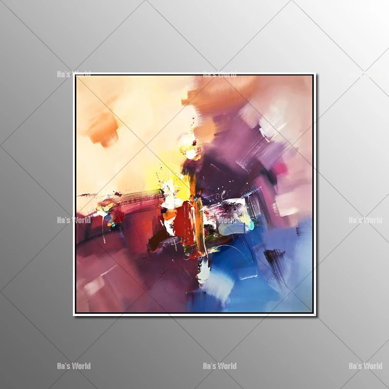 100% ручная роспись маслом холст современное настенное искусство домашний декор