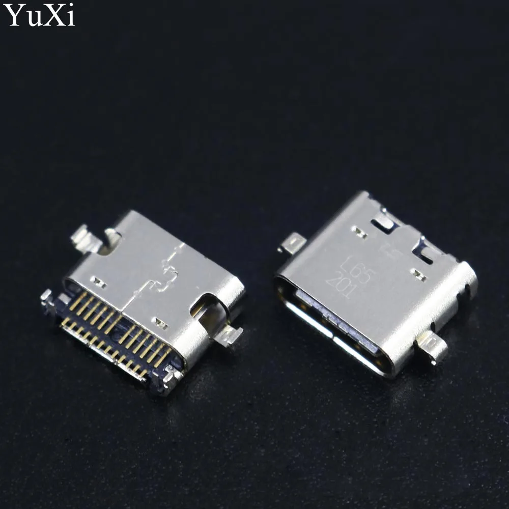 

YuXi 2PCS/Lot Type c USB 12Pin12 Pin Charge Jack Socket Dock Plug For ZTE Axon7 A2017 W2017 Charging Connector Port