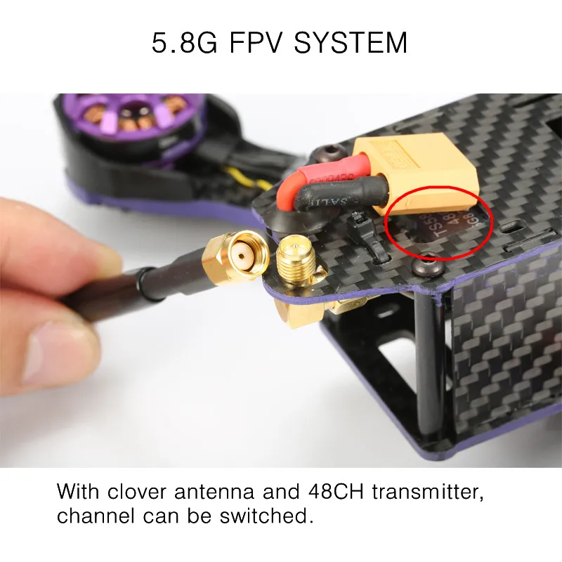 Eachine Wizard X220 FPV Racer Blheli_S Naze32 6DOF 5,8G 48CH 200MW 700TVL камера с Flysky I6 RTF FPV Drone VS X220s