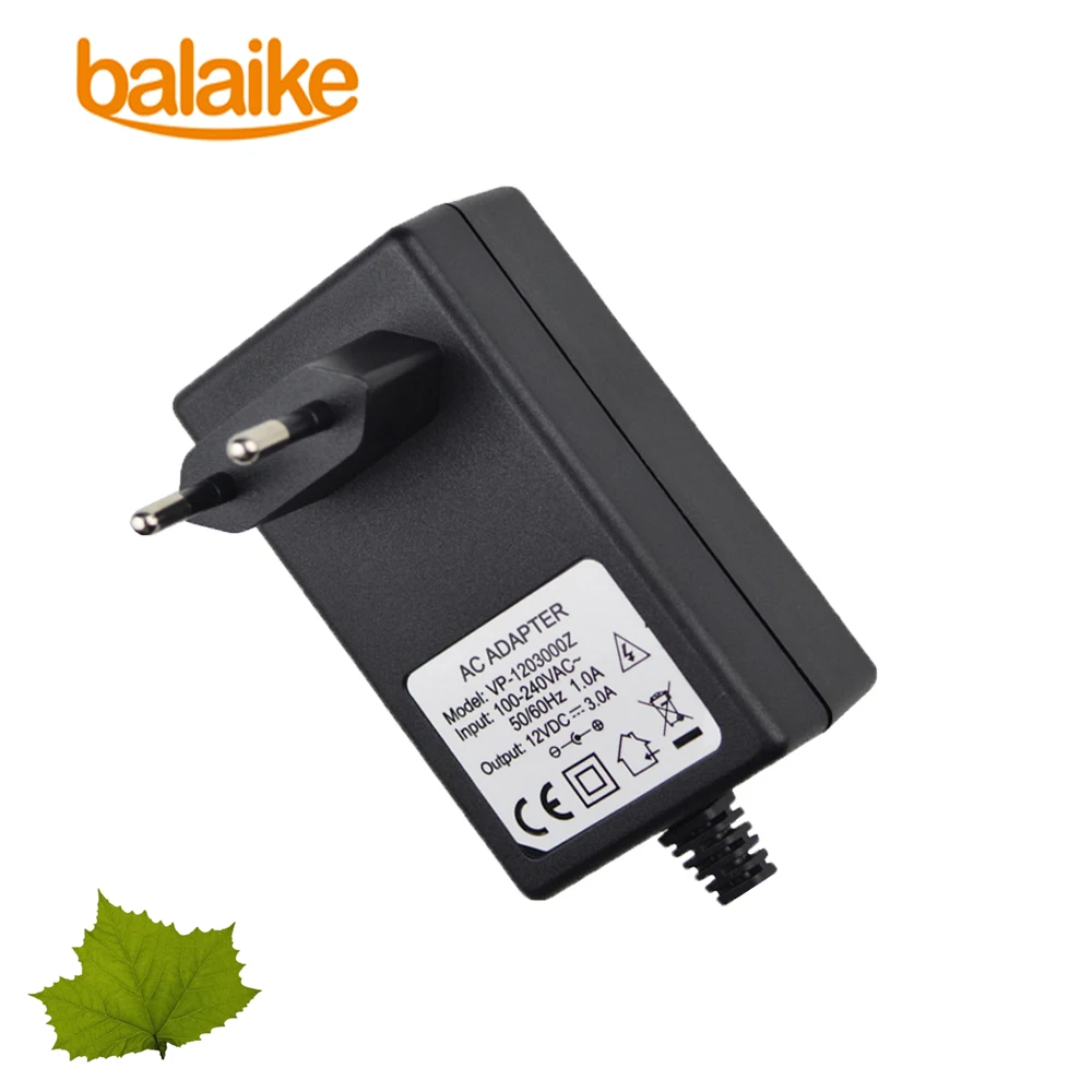 Высокое качество 12V3A Новый AC 100 в-240 в конвертер адаптер питания DC 12 В 3A мощность с 1