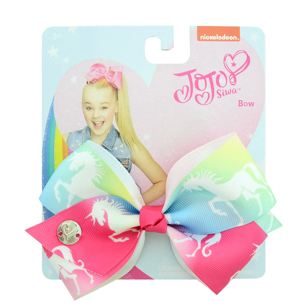 4-3 1 шт. 5 дюймов JoJo клип Твердые Русалка Единорог пончик принт банты с Крокодил Зажимы для Детские волосы для девочек аксессуары шпильки 892 - Цвет: 4-3