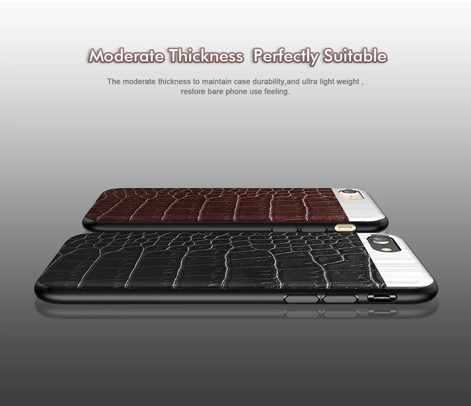 KISSCASS металлический кожаный чехол для iPhone 7, 8, 6, 6S Plus, чехол s, роскошный защитный чехол для телефона, чехлы для iPhone 7, 6, 6S Plus, X, 10