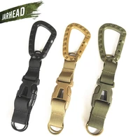 new outdoor tactical backpack hang buckle multi function combination three ring buckle molle equipment nylon webbing key hook