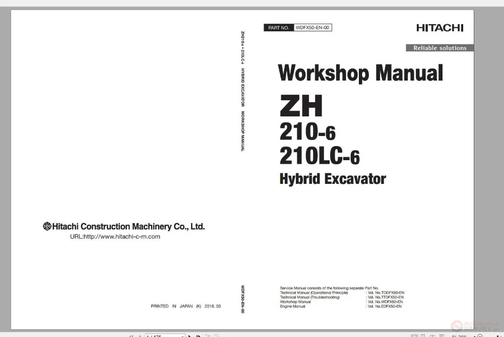 Hitachi Full ExcavatorShop Manual Set 2019 | Автомобили и мотоциклы