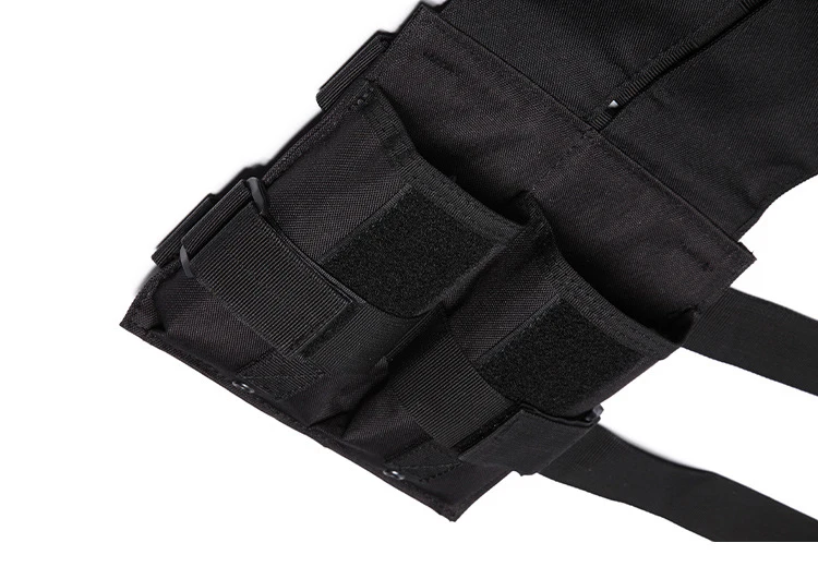 CQC M4 5,56 мм тактический Molle двойной пистолет маг сумка страйкбол Пейнтбол падение ноги панель Утилита кобура Охота Mag сумка