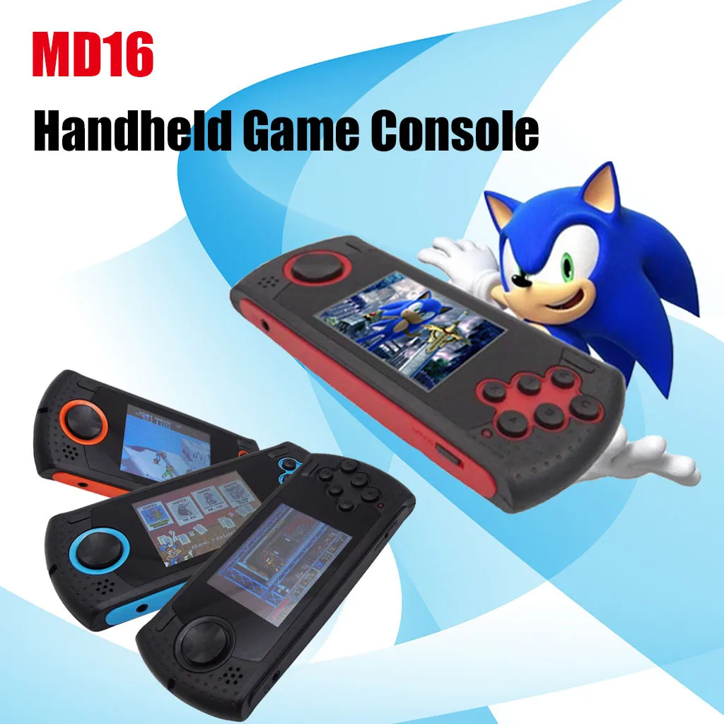 MD16 симулятор 3,0 дюймов игровые консоли 16BT ручной PVP PXP игры sega игры портативный ручной HDMI/AV ТВ выход