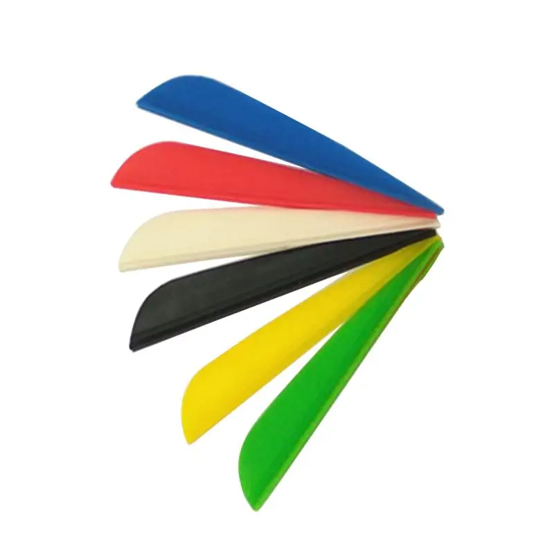 

30pcs Archery Vane Shield Feather Arrow Fletching Wing For Archery Hunting Target Bows DIY Tool Black
