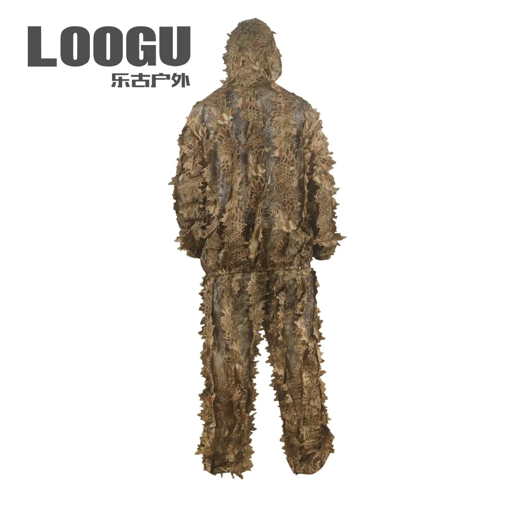 Уличные камуфляжные костюмы Ghillie военная охотничья ткань одежда для леса