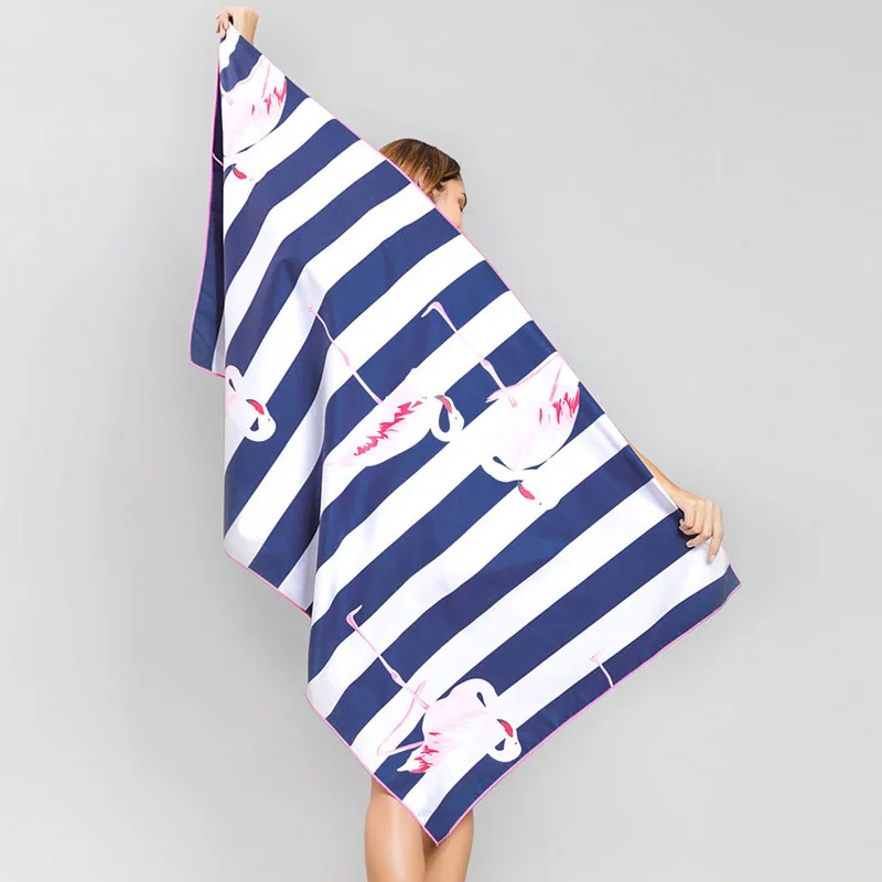 

flamingo Beach Towel Swimming Bath Towel roll Yoga Blanket Decor Beach Textile Quick drying toalla playa 80x160cm drop shipping