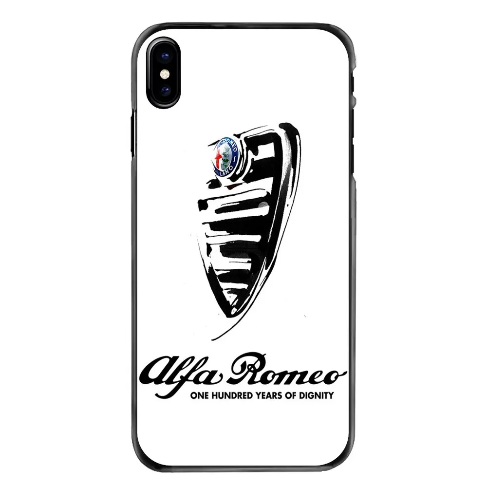 Интимные аксессуары телефон в виде ракушки крышка суперкар для Alfa Romeo Логотип Iphone
