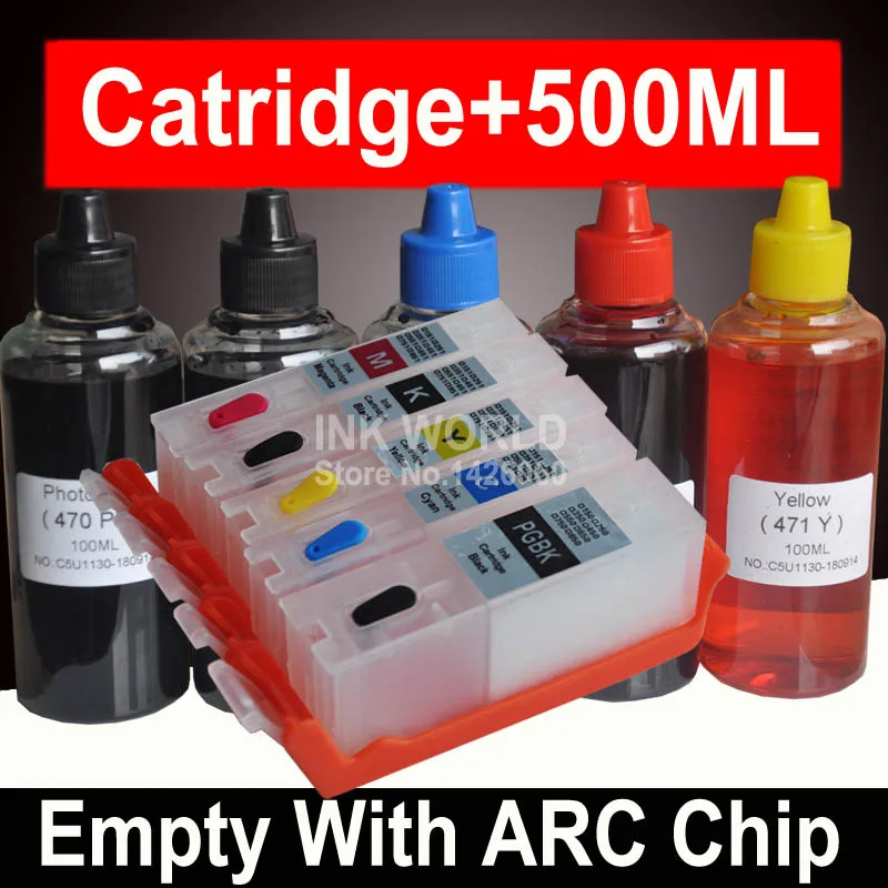 For Canon mx924 mx 924 Ink Cartridge Refill Refillable for Pixma With Permanent Chip PGI450 | Компьютеры и офис