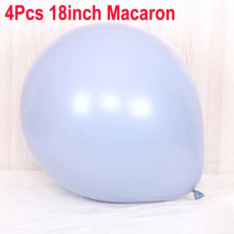 18inch Macaron gray 10 18 36 дюймов Большой пастельных шарики Baby Shower украшения мгновенной проявки Macaroon баллоны Blanc на свадьбу и день рождения Globos латексный воздушный шар S6XZ - Цвет: 18inch Macaron gray