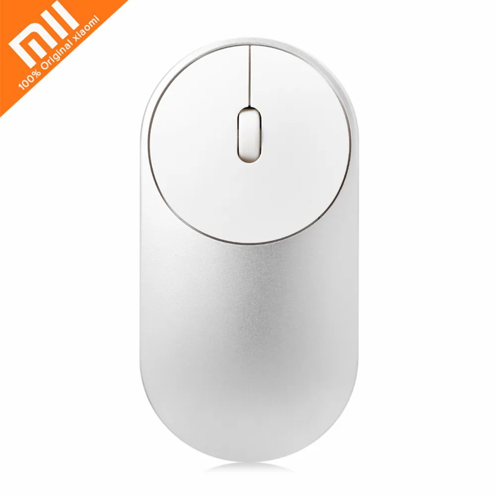 Xiaomi беспроводная мышь с Bluetooth 4,0/2,4G Двойной Режим 1200 Точек на дюйм поверхности металла высокой Скорость Xiaomi мышь