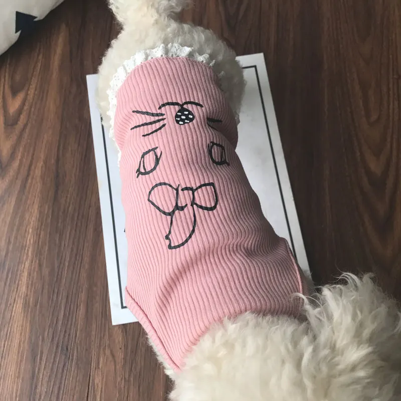 2018 Горячая кошачьей мордочкой костюм для домашних животных комплект летней