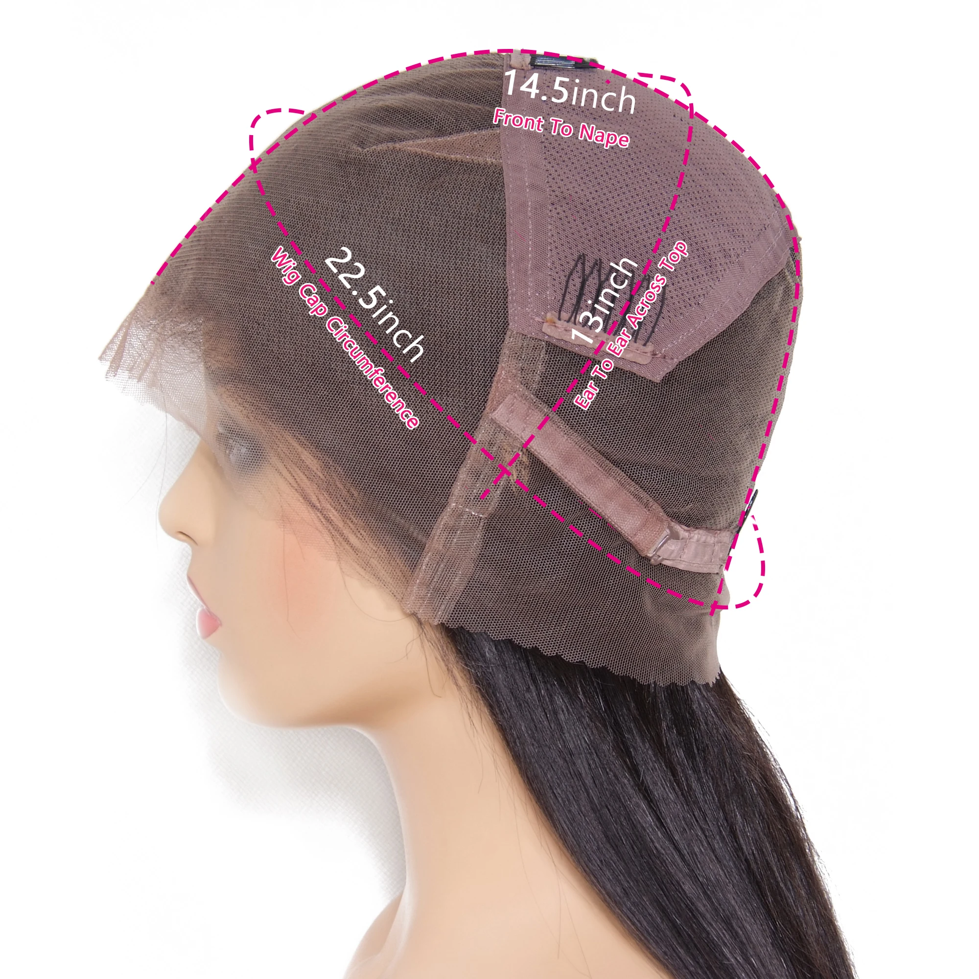 Накладные пряди волос Nadula полностью кружевные человеческие волосы бразильские