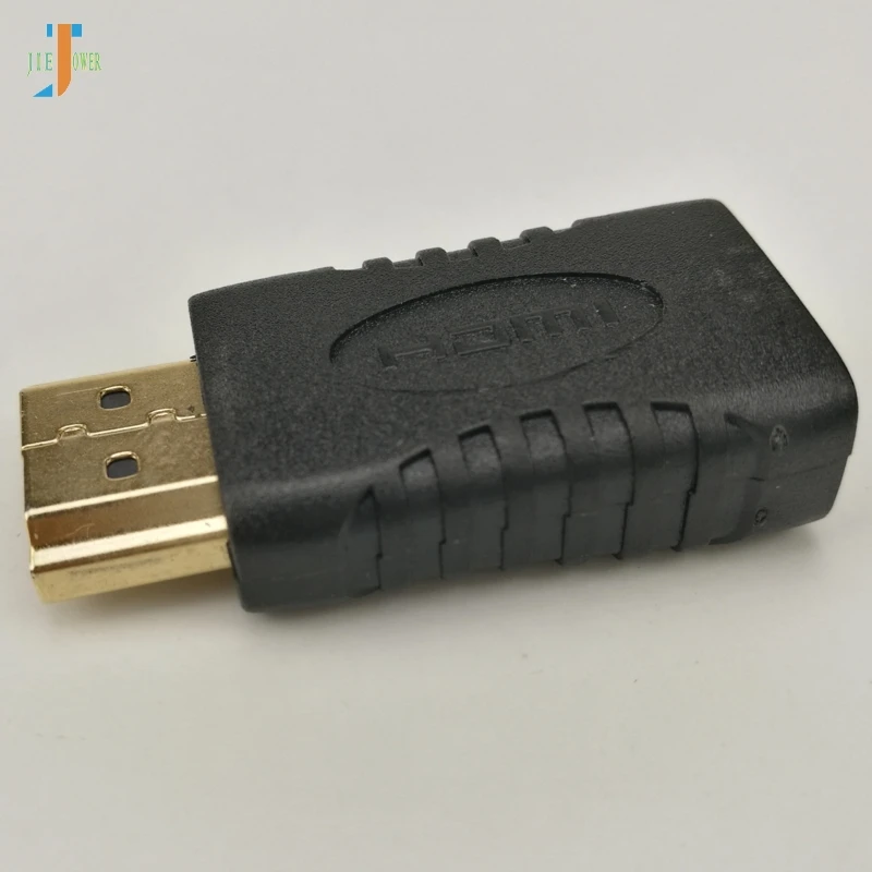 

100 шт./лот мини HDMI-совместимый переходник мама-HDMI папа конвертер позолоченный Соединительный кабель для HDTV 1080P Xbox 360 черный