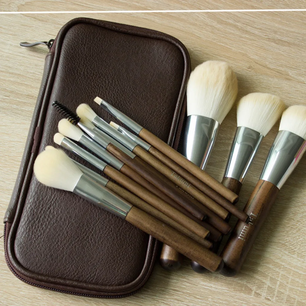 

TAKUMI 12 Withered Wood Color Cosmetic Brushes Suit White Bionic Capillary Soft Bionic feathers are soft and delicate 5.21