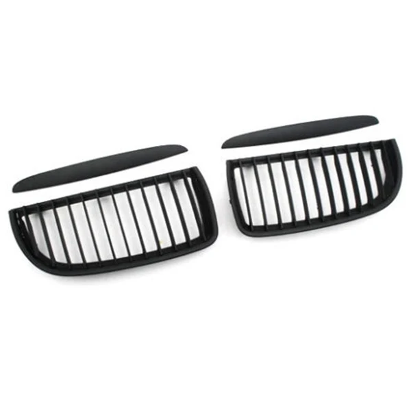 Black Front Kidney Grill Grilles For Bmw 05-08 Sedan Wagon E90 E91 320I-335I 4Dr | Автомобили и мотоциклы