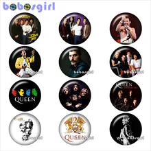 Музыка Queen стекло кнопки ювелирных украшений Hand Made Круглый Фото