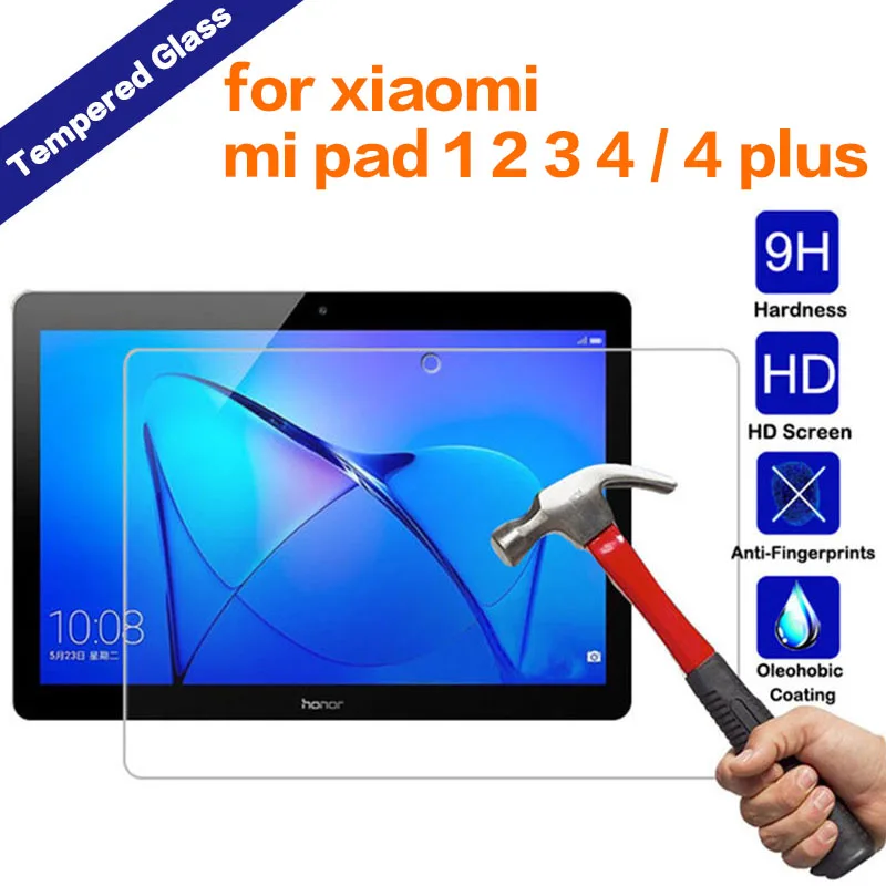 Закаленное стекло для Xiaomi mi Pad 4 Plus 3 2 1 4 планшет Защитная пленка для экрана для Xiaomi mi pad 4 mi pad4 Pad4 Glas