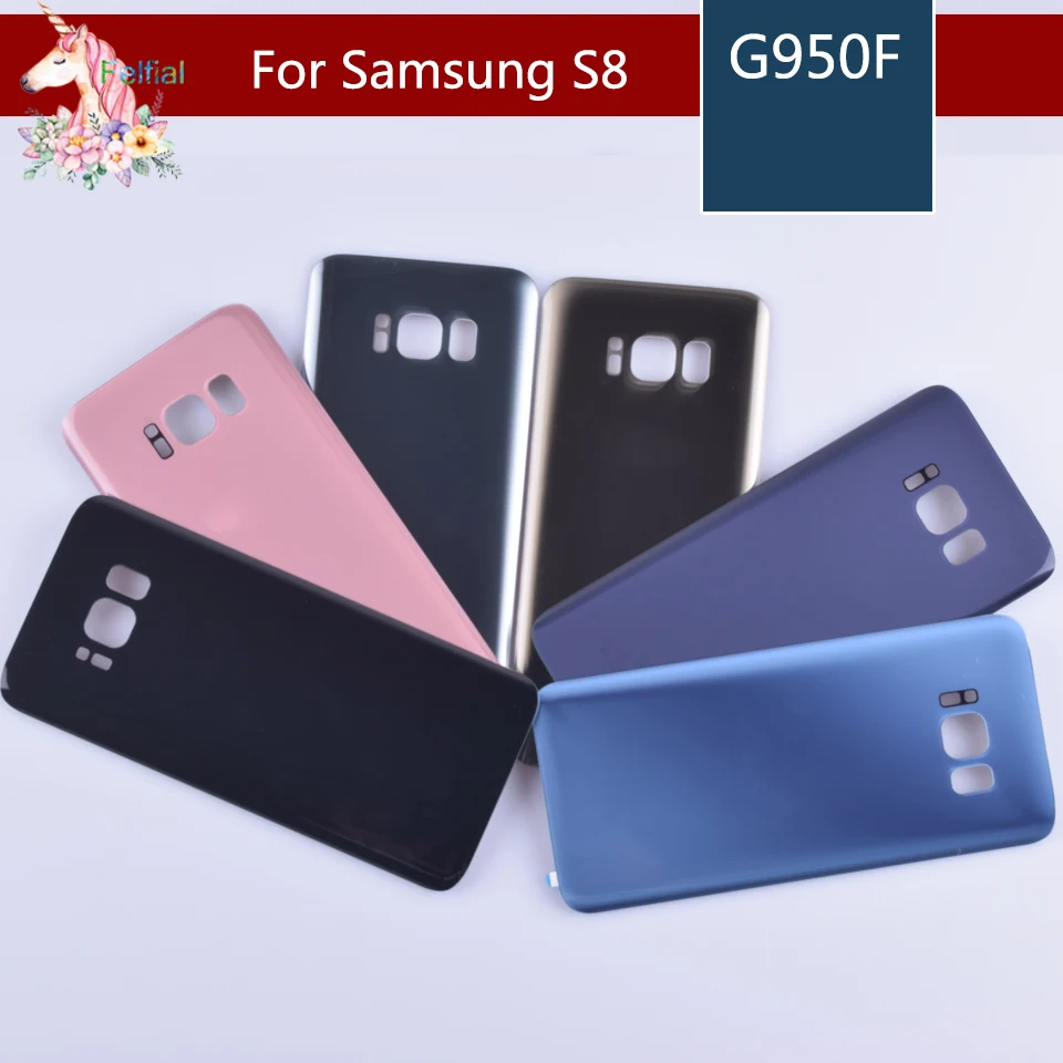 Для samsung Galaxy S8 G950 G950F plus G955 G955F корпус батарейный отсек дверь задняя шасси крышка
