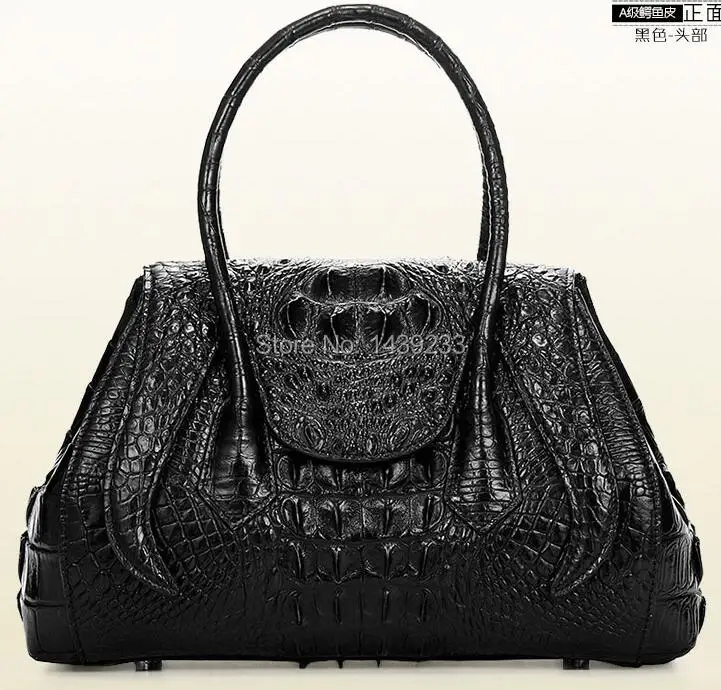 Сумка из 100% натуральной кожи крокодила женская сумка тоут аллигатора