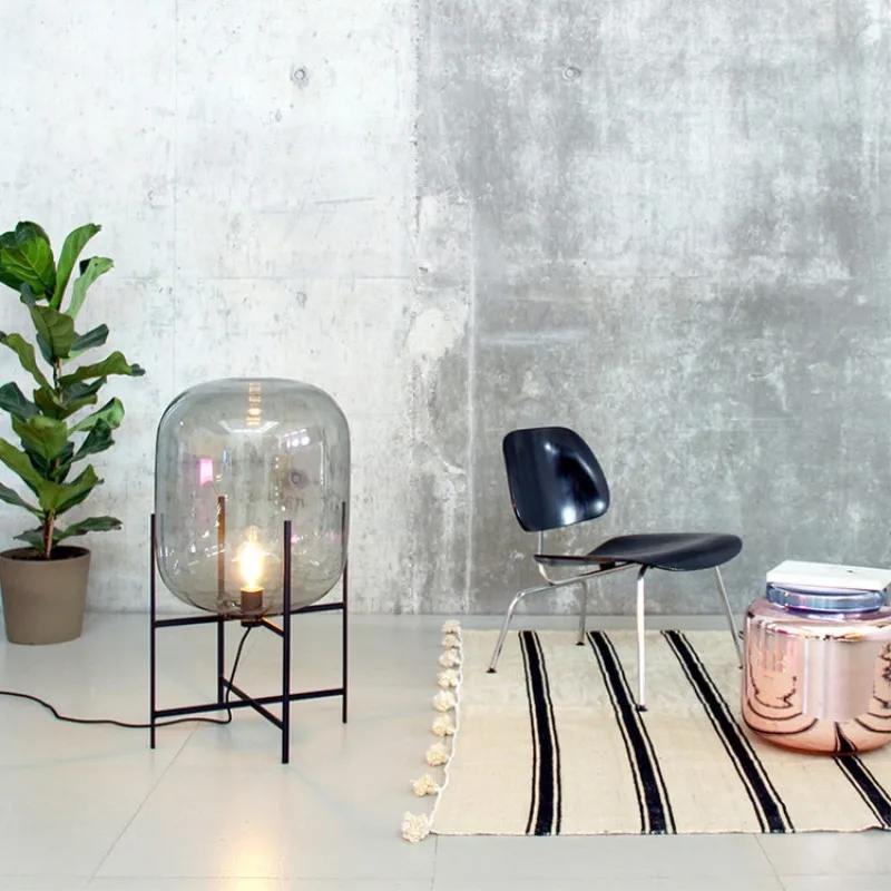 Креативный компактный стеклянный Настольный светильник Северной Европы лампа