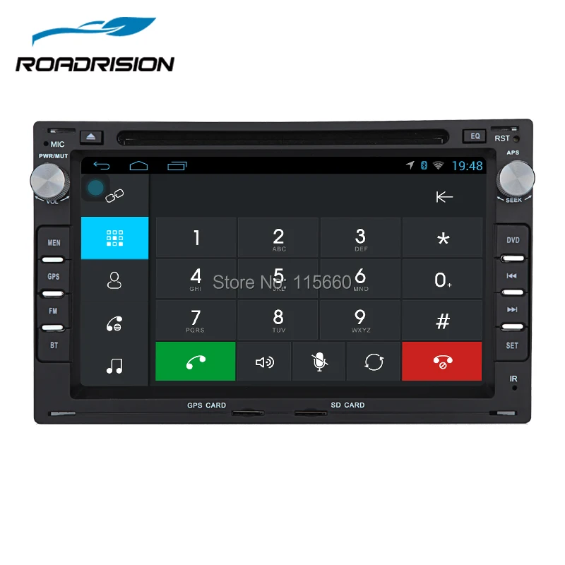 RoadRision Android 6 0 четырехъядерный 2 Din Автомобильный gps навигация DVD для Volkswagen VW PASSAT B5