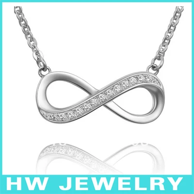 

925 silver infinity necklace
