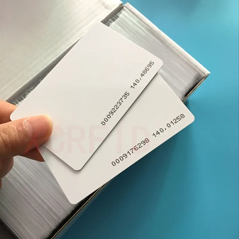 125 кГц EM4100 TK4100 бесконтактная RFID карта с 64 битами памяти для системы доступа к