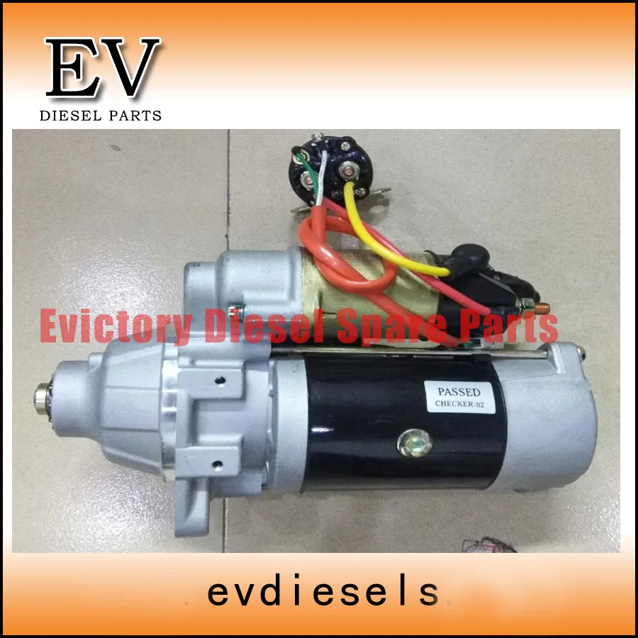 

6D14 6D14T starter /start motor for Mitsubishi Fuso truck 6D14 engine kobelco excavator