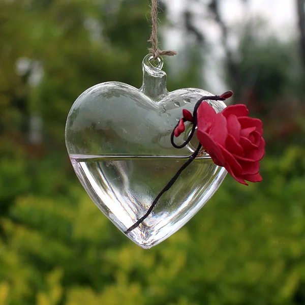 Прозрачная стеклянная ваза для террариума стеклянный подвесной контейнер в