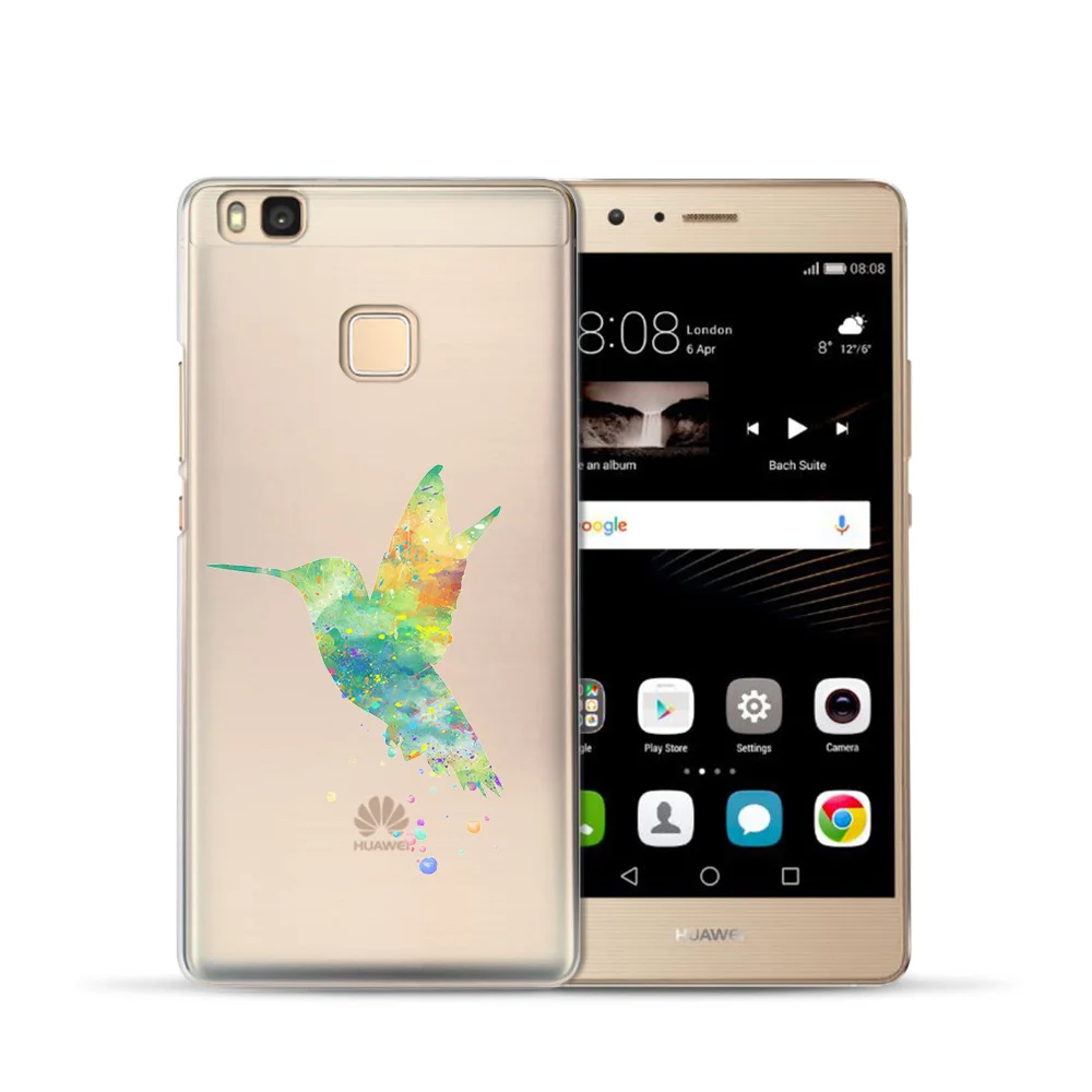 Для Coque Huawei p9 случае Книги по искусству животных Мягкие TPU чехол для Fundas Новые