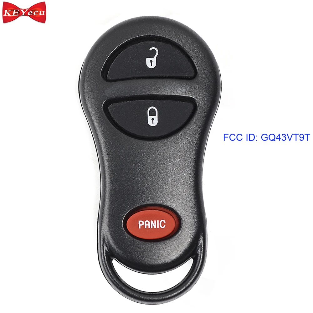 Пульт дистанционного управления для Dodge Dakota Durango Ram 1999 2000 3 кнопки FCC ID GQ43VT9T|Ключ от