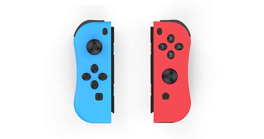 blue and red Беспроводной джойстик с поддержкой технологии handleonow, Bluetooth, контроллер для переключателя, джойсон, левый и правый джойкон, контроллер - Цвет: blue and red