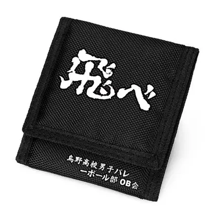 Аниме Haikyuu Haikyu Karasuno VBC Hinata Syouyou COS принт унисекс короткий кошелек нейлоновый холст короткий кошелек для монет мужской держатель для карт - Цвет: 1