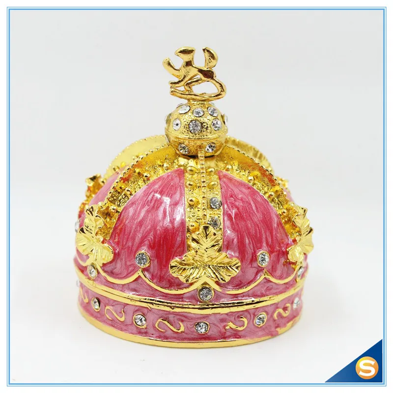 Эмаль Оловянная Корона Форма безделушка коробка ювелирных изделий|box jewelry|box boxbox