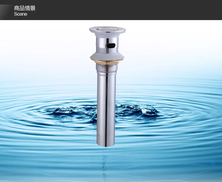 Бесплатная доставка флип-Слив для раковины с полированным хромированным