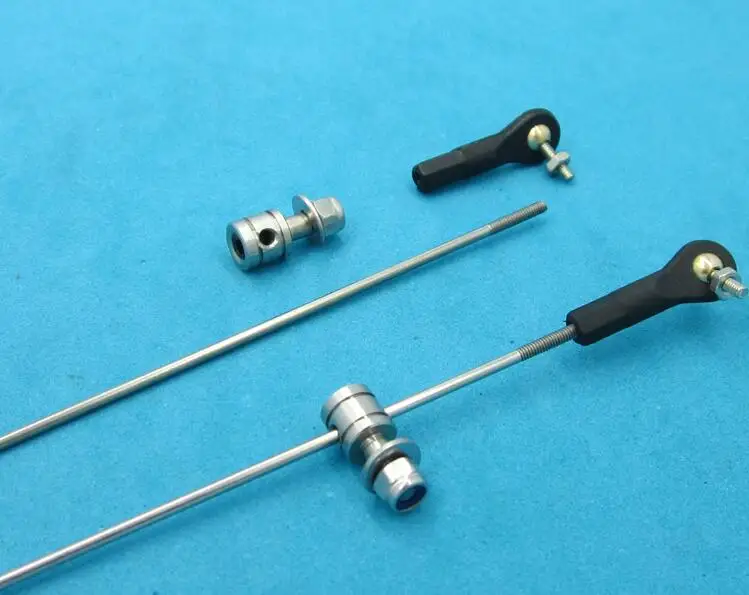 4 шт. пластиковый стержень M2 + 2 мм сервопривод для руля из нержавеющей стали