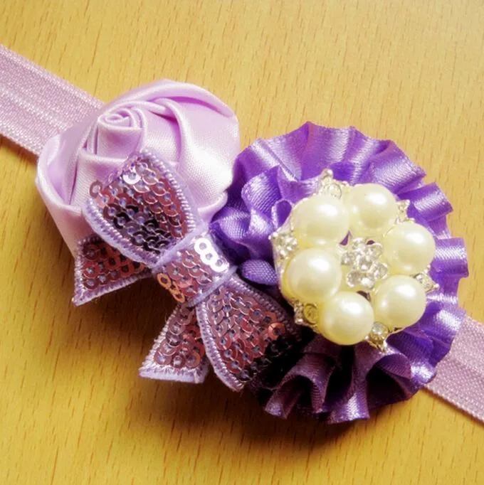 

100pcs Flower Photography Props Headband