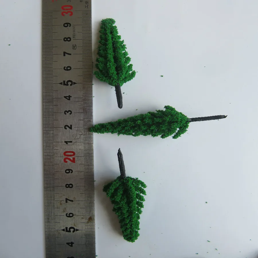 7 см пластиковая Уменьшенная модель сосны для железная дорога Архитектурный