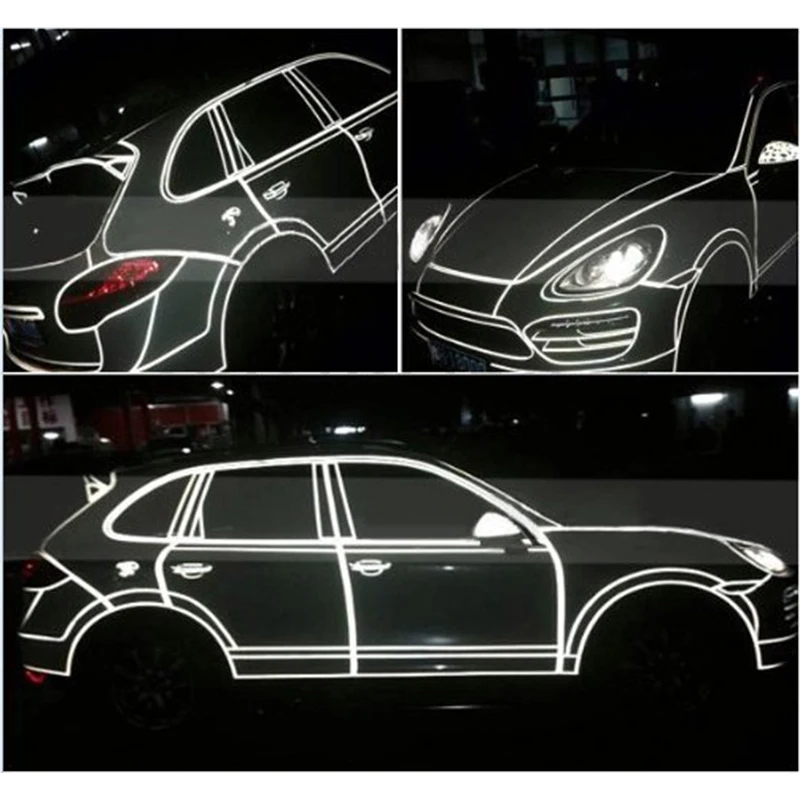 Автомобиль-Стайлинг 2 см * 5 м автомобиля Стикеры Водонепроницаемый безопасности