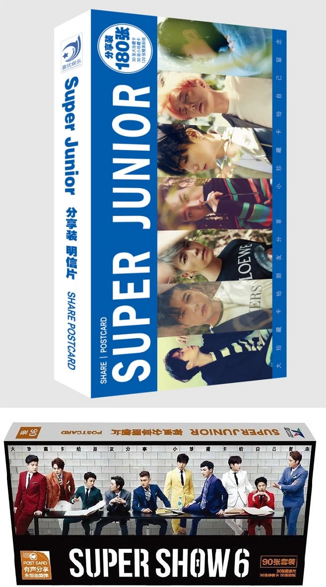 KPOP Super Junior SJ SuJu SuJr альбом ломо карты K POP Новая мода само сделанная бумага фото