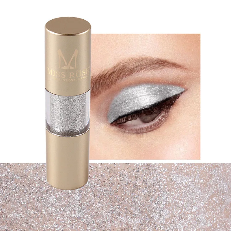 Мисс розы из металла блеск глаз Подводка для глаз вечерние Radiant Makeup бутылка моды жидкость Eyeline туалетов сияющий одного Цвет ручка