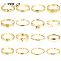 1pcs multi style copper round bangles classic womens jewelry closed bangle bracelet for women jewelry no fade gifts