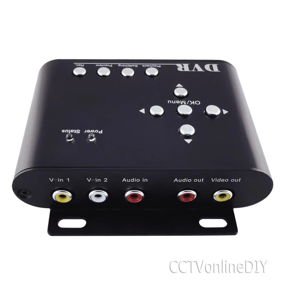

ANSHILONG 2Ch Mini SD Card Car DVR Mobile DVR with Audio Recording and Motion Detection